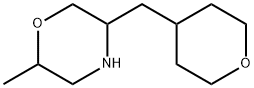 Morpholine, 2-methyl-5-[(tetrahydro-2H-pyran-4-yl)methyl]- 化学構造式