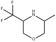 Morpholine,3-methyl-5-(trifluoromethyl)- 化学構造式