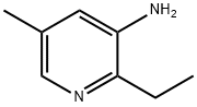 3-Pyridinamine, 2-ethyl-5-methyl- Struktur