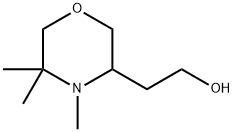 3-Morpholineethanol, 4,5,5-trimethyl Structure