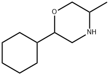 Morpholine, 2-cyclohexyl-5-methyl- 化学構造式