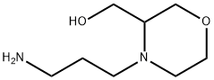 3-Morpholinemethanol, 4-(3-aminopropyl)- Structure