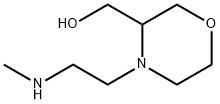 3-Morpholinemethanol, 4-[2-(methylamino)ethyl]- Structure