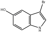 3-溴-1H-吲哚-5-醇 结构式