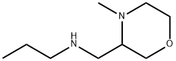 3-Morpholinemethanamine, 4-methyl-N-propyl- Structure