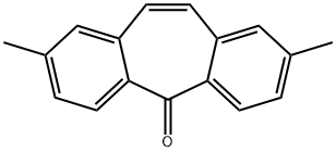 5H-Dibenzo[a,d]cyclohepten-5-one, 2,8-dimethyl- Structure