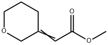 Acetic acid, 2-(dihydro-2H-pyran-3(4H)-ylidene)-, methyl ester Structure