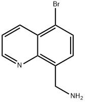 8-Quinolinemethanamine, 5-bromo- Struktur