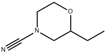 4-Morpholinecarbonitrile,2-ethyl- Structure