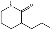 3-(2-fluoroethyl)piperidin-2-one Structure