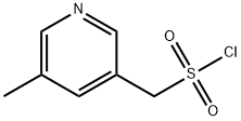 3-Pyridinemethanesulfonyl chloride, 5-methyl- 结构式