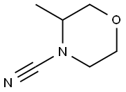 4-Morpholinecarbonitrile, 3-methyl- Structure