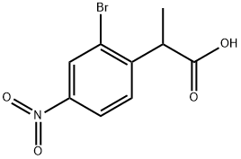 2-(2-Bromo-4-nitrophenyl)propanoic acid Structure