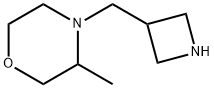 Morpholine, 4-(3-azetidinylmethyl)-3-methyl- Structure