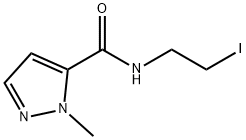 N-(2-IODOETHYL)-1-METHYL-1H-PYRAZOLE-5-CARBOXAMIDE 结构式