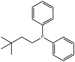 (3,3-dimethylbutyl)(diphenyl)phosphine Struktur
