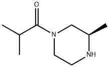 (R)-2-methyl-1-(3-methylpiperazin-1-yl)propan-1-one Structure