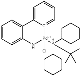 Palladium, [2'-(amino-κN)[1,1'-biphenyl]-2-yl-κC]chloro[dicyclohexyl(1,1-dimethylethyl)phosphine]-|2'-(氨基-ΚN)[1,1'-联苯]-2-基-ΚC]氯[二环己基(1,1-二甲基乙基)膦]钯