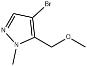 4-溴-5-(甲氧基甲基)-1-甲基-1H吡唑, 1578484-60-2, 结构式