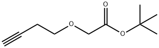 Acetic acid, 2-(3-butyn-1-yloxy)-, 1,1-dimethylethyl ester Structure