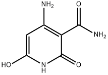 3-Pyridinecarboxamide, 4-amino-1,2-dihydro-6-hydroxy-2-oxo- Structure