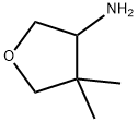 3-Furanamine, tetrahydro-4,4-dimethyl- Struktur