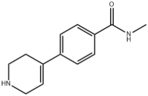 N-Methyl-4-(1,2,3,6-tetrahydro-4-pyridinyl)benzamide Structure