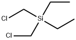 Silane, bis(chloromethyl)diethyl- 结构式