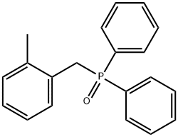 Diphenyl(2-methylbenzyl)phosphine oxide Structure