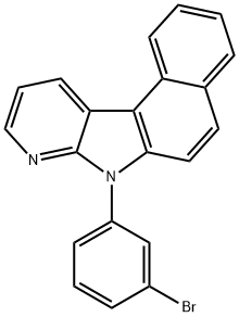 11-(3-bromophenyl)-11,13-diazatetracyclo[8.7.0.02,.012,1]heptadeca-1(10),2,4,6,8,12,14,16-octaene,1590352-20-7,结构式