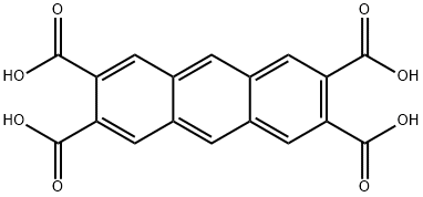 2,3,6,7-Anthracenetetracarboxylic acid Struktur