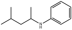 Benzenamine, N-(1,3-dimethylbutyl)- Struktur