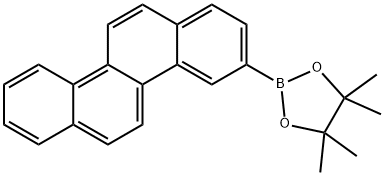 1,3,2-Dioxaborolane, 2-(3-chrysenyl)-4,4,5,5-tetramethyl- 化学構造式