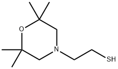 4-Morpholineethanethiol, 2,2,6,6-tetramethyl Struktur
