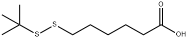 6-(tert-Butyldithio)hexanoic acid,159552-21-3,结构式