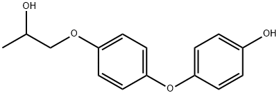 Phenol, 4-[4-(2-hydroxypropoxy)phenoxy]- Struktur