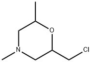 Morpholine,2-(chloromethyl)-4,6-dimethyl- Structure