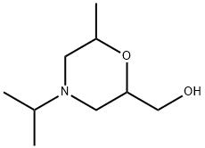 2-Morpholinemethanol, 6-methyl-4-(1-methylethyl)- 结构式