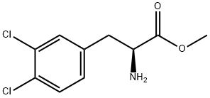 METHYL 2-AMINO-3-(3,4-DICHLOROPHENYL)PROPANOATE Structure