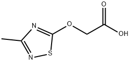 Acetic acid, 2-[(3-methyl-1,2,4-thiadiazol-5-yl)oxy]-,1598205-76-5,结构式