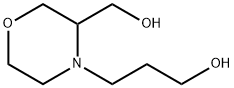 4-Morpholinepropanol, 3-(hydroxymethyl)- Structure