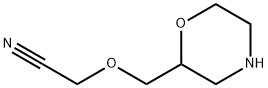 Acetonitrile,2-(2-morpholinylmethoxy)- 结构式