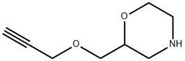 Morpholine,2-[(2-propyn-1-yloxy)methyl]- 化学構造式