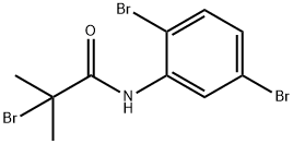 2-Bromo-N-(2,5-dibromophenyl)-2-methylpropanamide 结构式