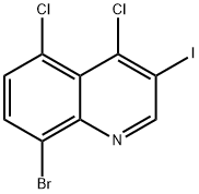 8-Bromo-4,5-dichloro-3-iodoquinoline Structure