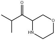 1-Propanone, 2-methyl-1-(3-morpholinyl)- Struktur