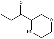 1-Propanone, 1-(3-morpholinyl)- Structure