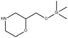 Morpholine, 2-[[(trimethylsilyl)oxy]methyl]- Structure