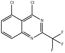 Quinazoline, 4,5-dichloro-2-(trifluoromethyl)- Structure