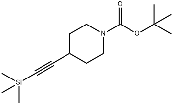 tert-butyl 4-((trimethylsilyl)ethynyl)piperidine-1-carboxylate(WXC07606) 化学構造式